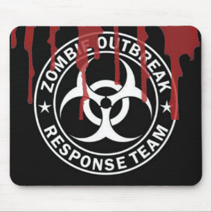 Alfombrilla De Ratón Equipo de la respuesta del brote del zombi