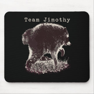 Alfombrilla De Ratón Equipo de Mapache Divertido de Jimothy para Hombre