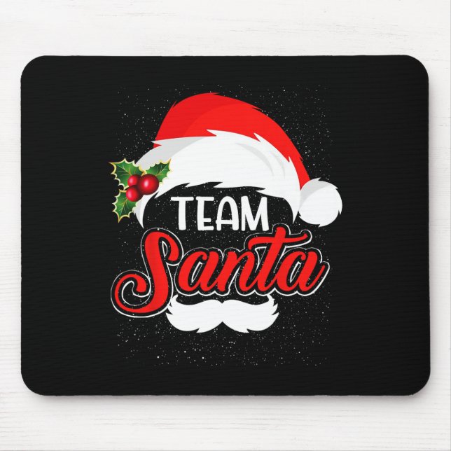 Alfombrilla De Ratón Equipo de Navidades de Tradición de la Familia San (Frente)