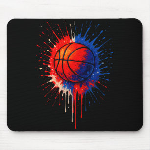 Alfombrilla De Ratón Equipo de niños de baloncesto americano Splash Bal