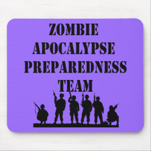 Alfombrilla De Ratón Equipo de preparación para apocalipsis zombie