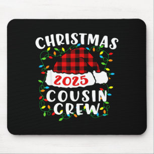 Alfombrilla De Ratón Equipo de primo de Navidad 2025 Gorro de Santa a c
