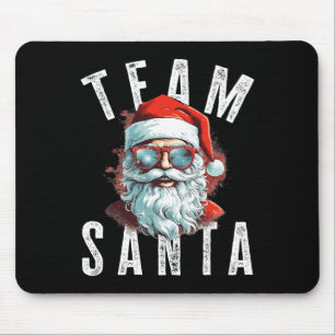 Alfombrilla De Ratón Equipo de Santa Navidades Graciosos Navidad Santa