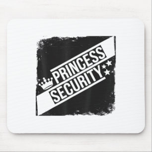 Alfombrilla De Ratón Equipo de Seguridad de la Princesa Papá Mamá Viaje