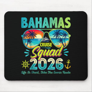 Alfombrilla De Ratón Equipo de vacaciones en las Bahamas Familia Amigos