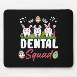 Alfombrilla De Ratón Equipo dental Funny Tooth Día de Pascua instantáne
