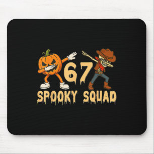 Alfombrilla De Ratón Equipo Espeluznante Calabaza 67 Meme de Halloween 