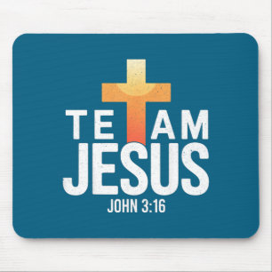 Alfombrilla De Ratón Equipo Jesús Juan 3_16 - Biblia Religiosa Cristian