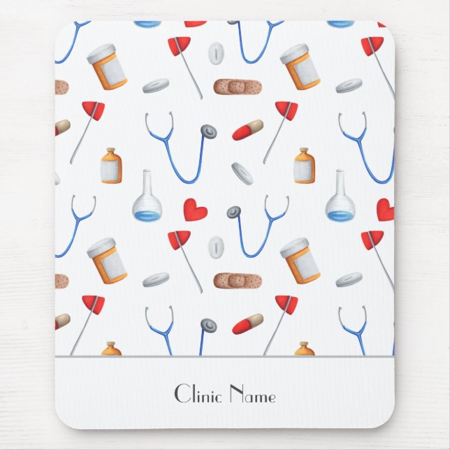 Alfombrilla De Ratón Equipo médico Práctica privada Personalizada (Frente)