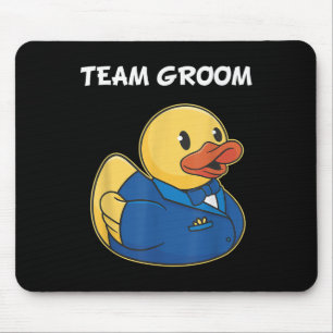 Alfombrilla De Ratón Equipo Novio Pato de Goma Fiesta Chicos Despedida
