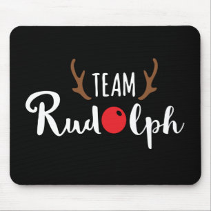 Alfombrilla De Ratón Equipo Rudolph Navidades Motif