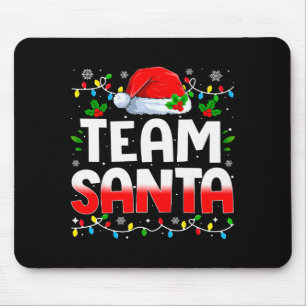 Alfombrilla De Ratón Equipo Santa Claus Navidad Familia Pijama a juego