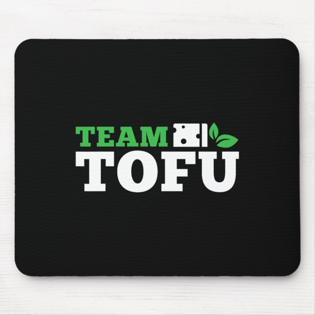 Alfombrilla De Ratón Equipo Tofu Workout Vegan Bodybuilding Fitness Pla (Frente)