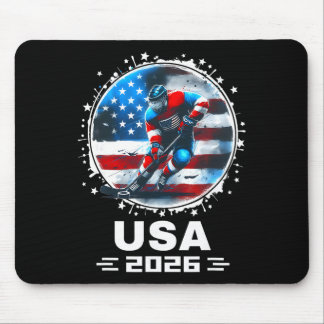 Alfombrilla De Ratón Equipo Usa 2026 Estados Unidos Bandera Americana H