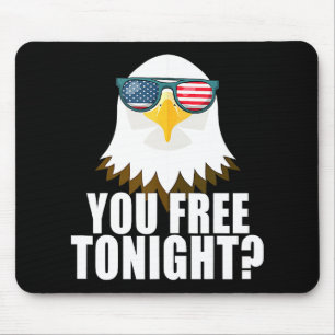 Alfombrilla De Ratón Eres Libre Esta Noche Bandera Americana Patriótico