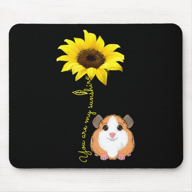 Alfombrilla De Ratón Eres Mi Madre De Cerdo Sunshine Sunflower (Frente)