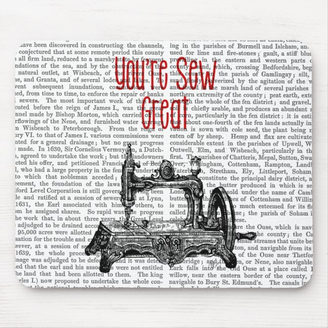 Alfombrilla De Ratón Eres un gran Ilustracion (Frente)