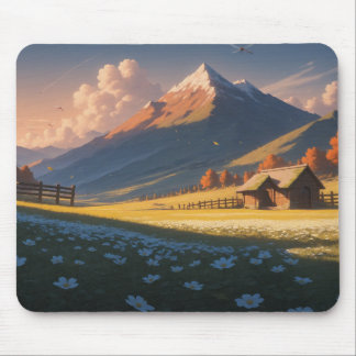 Alfombrilla De Ratón Ergonomic Mountain Landscape Mouse Pad with Wrist