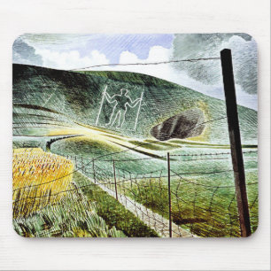 Alfombrilla De Ratón Eric Ravilious - El Gigante Wilmington,