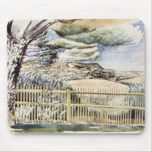 Alfombrilla De Ratón Eric Ravilious - Firle Beacon, pintura de arte fin