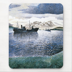 Alfombrilla De Ratón Eric Ravilious - Noruega, realismo mágico,