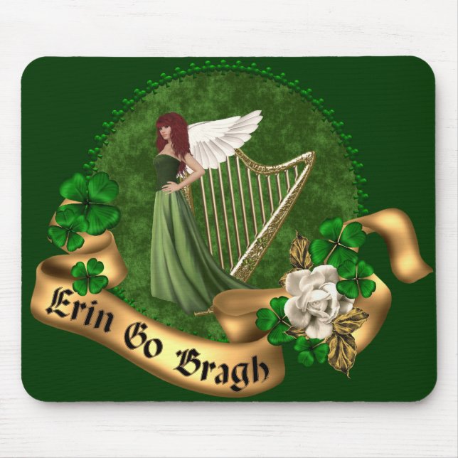 Alfombrilla De Ratón Erin va irlandés de Bragh (Frente)