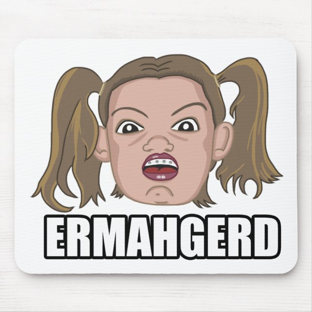 Alfombrilla De Ratón Ermahgerd (Frente)