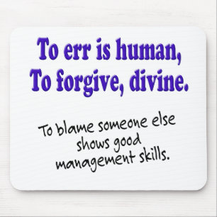 Alfombrilla De Ratón Errar es humano