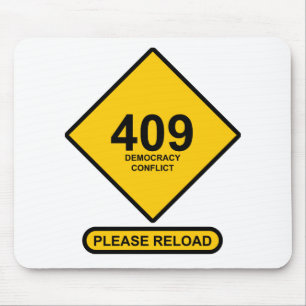 Alfombrilla De Ratón Error 409: Conflicto democrático