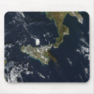 Alfombrilla De Ratón Erupción del monte Etna en Sicilia