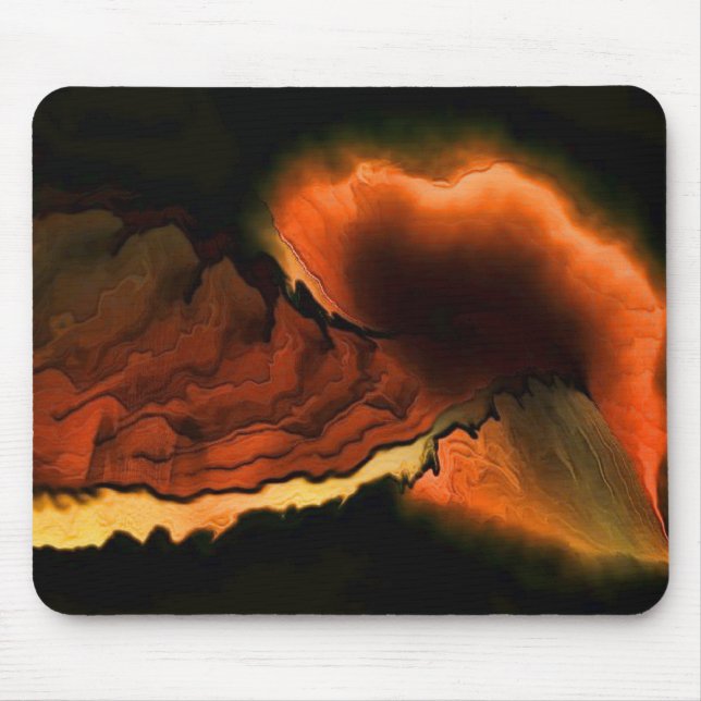Alfombrilla De Ratón Erupción volcánica (Frente)