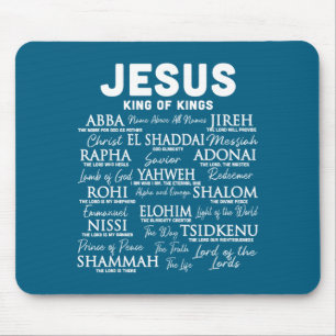 Alfombrilla De Ratón Es De Jesús Rey Nombres Dios Hebreo