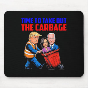 Alfombrilla De Ratón Es Divertido El Tiempo De La Basura De Trump Para
