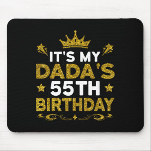Alfombrilla De Ratón Es el cumpleaños número 55 de mi papá Feliz cumple