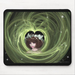Alfombrilla De Ratón ¿Es ella un sueño? Fantasía/Fractal Mousepad