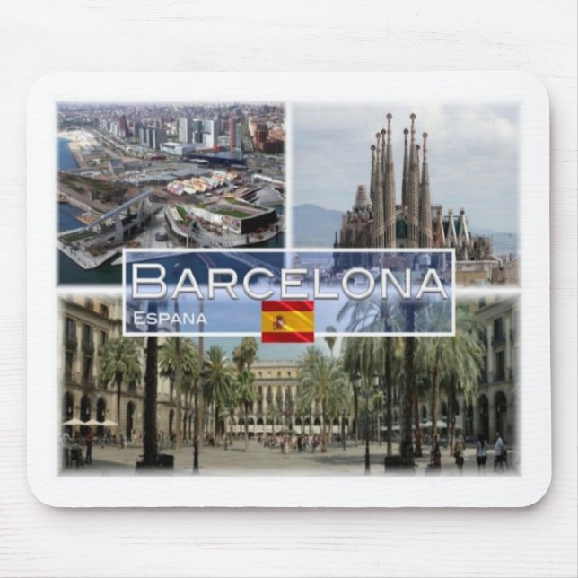 Alfombrilla De Ratón ES Espana - España - Barcelona - Sagrada Familia (Frente)