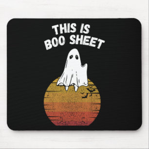 Alfombrilla De Ratón ¿Es fácil disfraz de Fantasma Retro Halloween?
