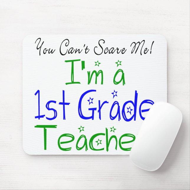 Alfombrilla De Ratón Es gracioso que no me asustes soy profesora de pri (Con ratón)