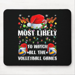 Alfombrilla De Ratón Es Gracioso Ver Todo El Juego De Voleibol.