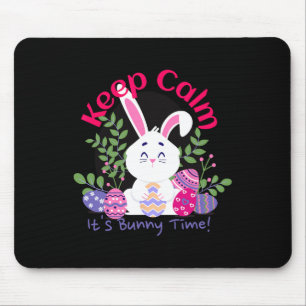 Alfombrilla De Ratón Es hora de Bunny divertido domingo de Pascua caza 