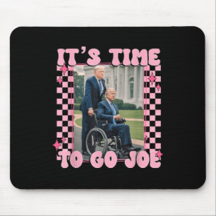 Alfombrilla De Ratón Es Hora De Ir Joe Funny Trump 2024