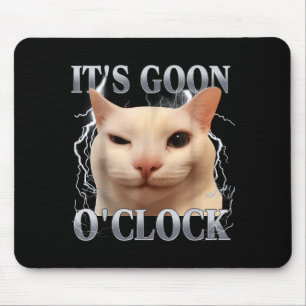 Alfombrilla De Ratón Es la hora de Goon, divertido meme de gato para ho
