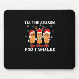 Alfombrilla De Ratón Es la temporada de tamales Navidad mexicana modern