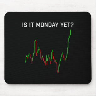 Alfombrilla De Ratón ¿Es lunes, eh? Humor divertido del mercado de valo