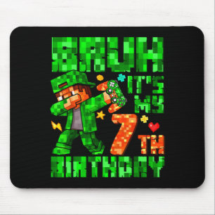 Alfombrilla De Ratón Es mi 7º cumpleaños chico juego Xel 7 años