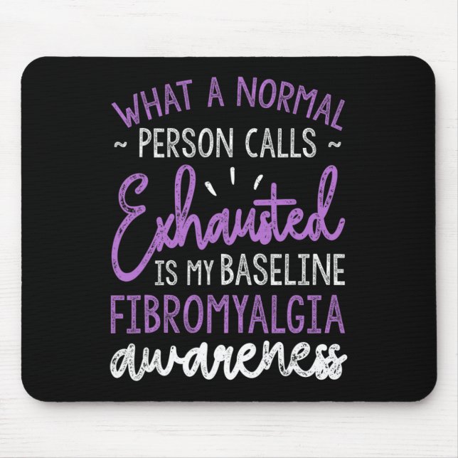 Alfombrilla De Ratón Es Mi Cinta De Concienciación De Fibromialgia Basa (Frente)