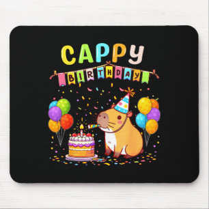 Alfombrilla De Ratón Es Mi Cumpleaños Chicas Amantes Del Capybara Cumpl