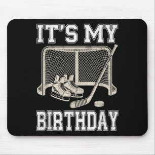 Alfombrilla De Ratón Es mi cumpleaños Hockey Estilo Vintage
