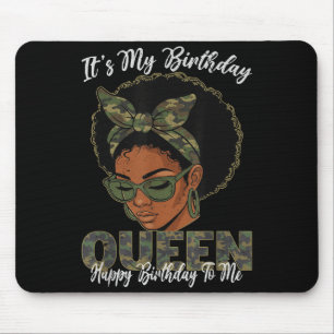 Alfombrilla De Ratón Es Mi Cumpleaños Reina Chicas Negras Cumpleaños Af