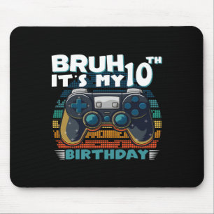Alfombrilla De Ratón Es mi décimo cumpleaños, videojuego de Guay de 10 